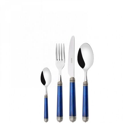 Set von 24 Teilen in der Box Galerie Dorico Dorico Altes alte blaue blaue marmorierte Bugatti