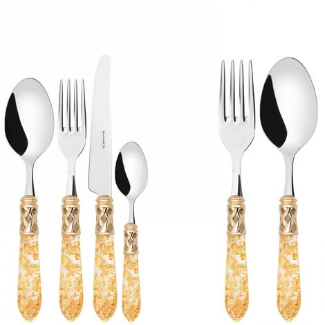 ALADDIN Golden Iron, Posate Set 50 Stück, Box Gallery, Casa