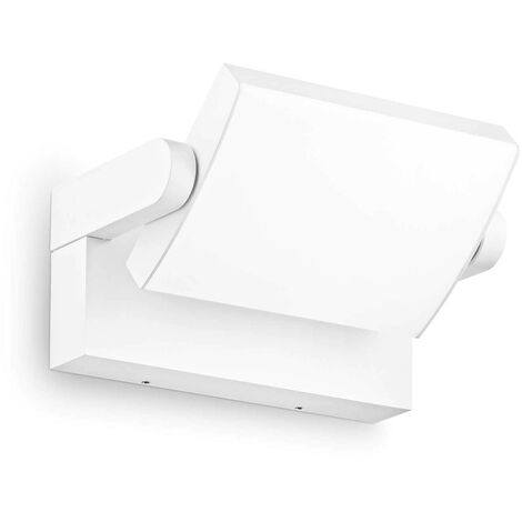 Ideal Lux SWIPE LED Outdoor Down Wandleuchte Weiß, 3000K, IP54