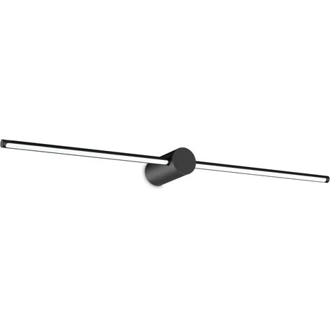 [NEUWERTIG] B-Ware Ideal Lux Led Bad Wandlampe Filo Schwarz Breite 75 Cm Metall Wandleuchte Lampe