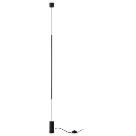 Ideal Lux FILO Integrierte LED-Pendel-Deckenleuchte Schwarz, 3000 K, nicht dimmbar