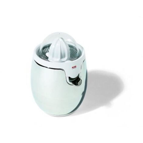 Alessi SG63 W Elektrische Saftpresse de Design aus Stahl und thermoplastischem Harz, Weiß