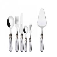 ALADDIN Silver Antique Iron, Posate Set 31 Pz, Box Gallery, Casa