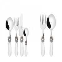 OXFORD Silver Antique, Posate Set 50 Stück, Box Gallery, Casa