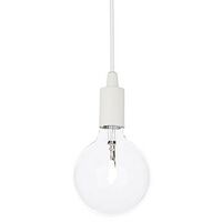 Ideal Lux Edison - 1 Lichtdeckenanhänger Weiß, E27