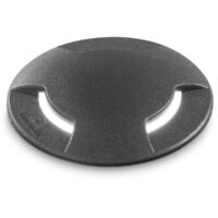Ideal Lux Cecilia - LED 1 Light Large Außeneinbauleuchte Schwarz IP67