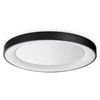 Ideal Lux PLANET Integriertes LED-Halbbündiges Licht Schwarz 3000Lm 3000K