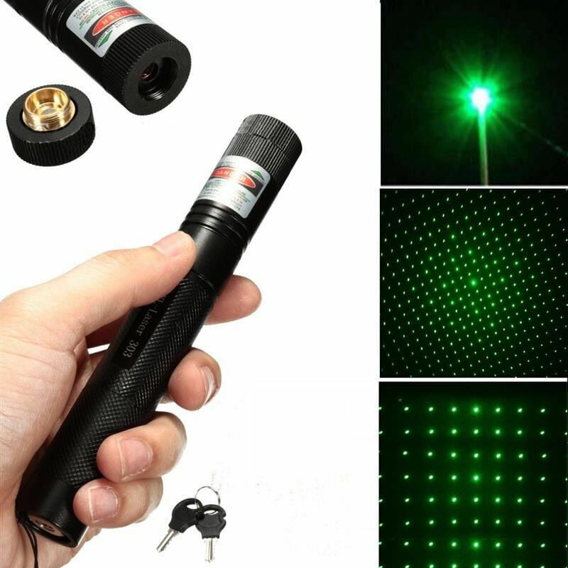 Stylo Laser Professionnel Pro - Classe II - Vert - USB - Lumière