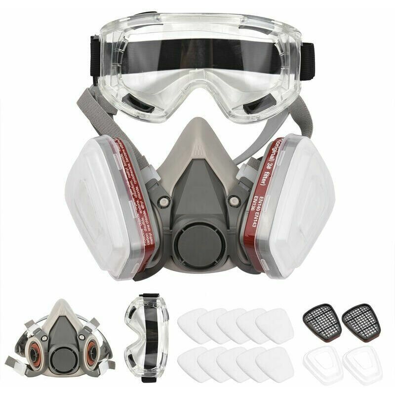 Dräger X-plore 3300 Masque de protection respiratoire adapté aux peintures  solvants, époxy résine, poussières Demi