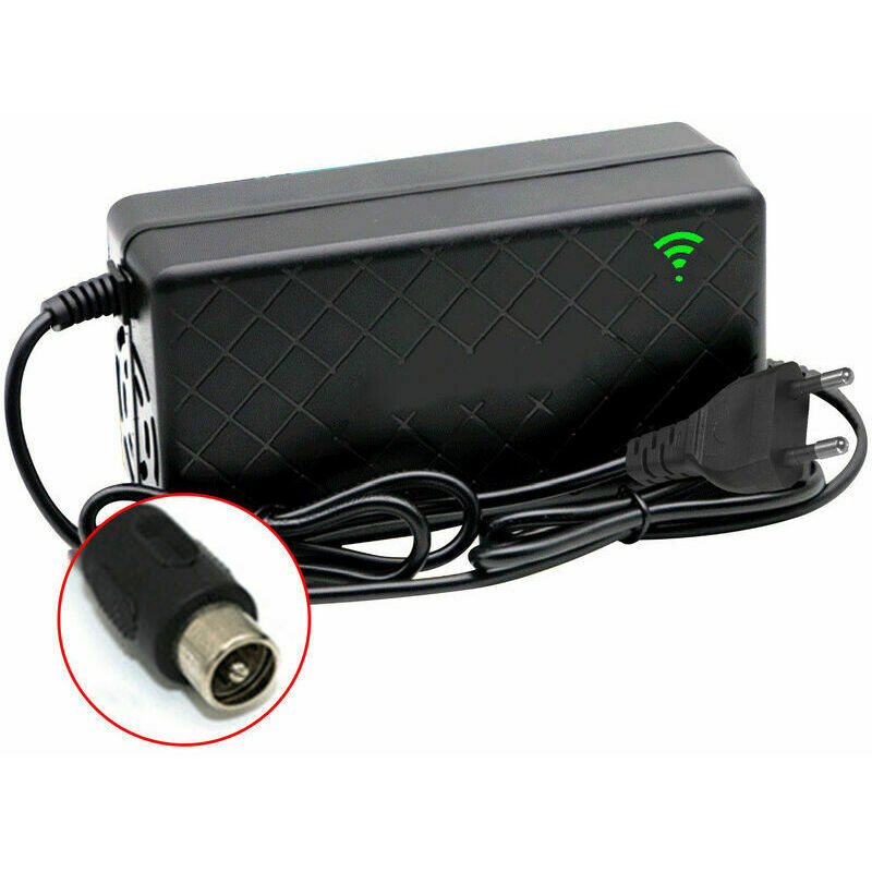 Chargeur 36V 4A pour batterie Lithium de vélo électrique prise RCA
