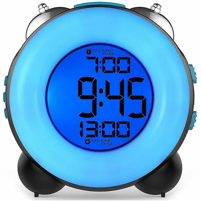 Source Mini horloge de bureau LCD pour enfants Accessoire intérieur pour  voitures Réveil numérique Horloge de table on m.alibaba.com