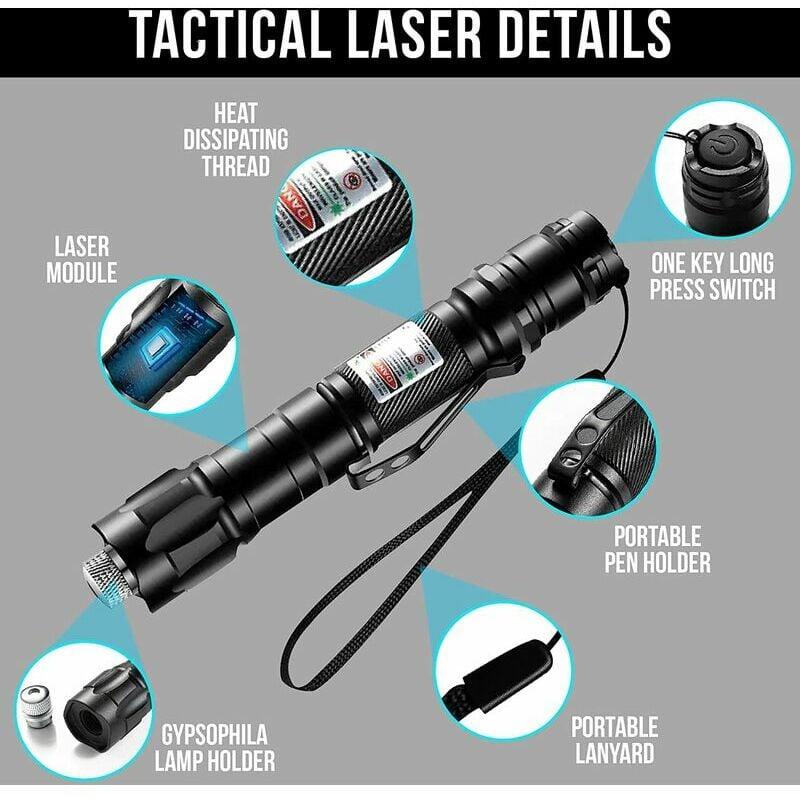 Stylo torche Pointeur laser - 13,95 €