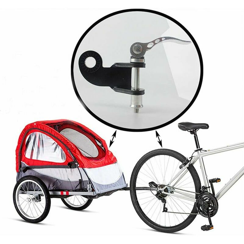Attache Embrayage attelage Remorque Vélo Bicyclette Transport Coupleur  Universal