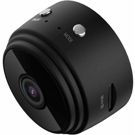 Mini caméra espion sans fil HD WiFi CCTV caméra avec vision nocturne et  détecteur, jalleria caméra de surveillance vidéo de sécurité bébé sans fil  caméra cachée intérieure/extérieure