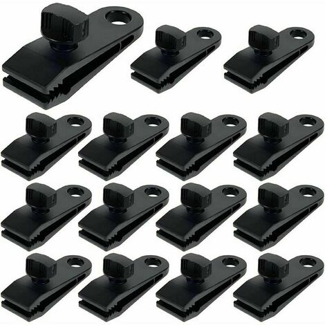 Poignée de Verrouillage Robuste réglable pour bâche et Tissu d'ombrage,  Clips en Plastique pour Tissu d'ombrage, Clips de bâche Polyvalents,Vert