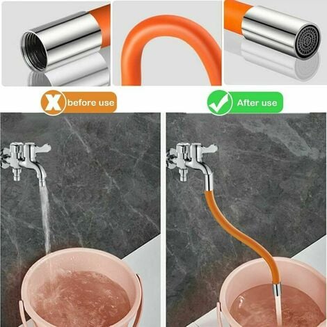 T-audace Faucet Extension 360 Robinet d'eau pivotant, manchon en