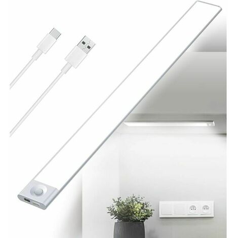 Tube lumineux en aluminium Réglette Led 4500 lm 60W 6500K L.120cm pour  Bureau Garage Salle de Bains Hotel Hopital Entrepot Cuisine