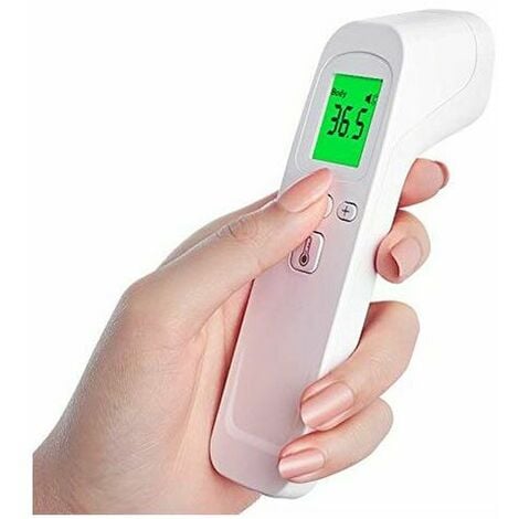 Thermomètre Frontal Thermometre Adulte Infrarouge, Thermometre sans  contact, Écran LCD, Fonction Mémoire, Thermometre Infrarouge pour Enfant,  Adulte, Objet