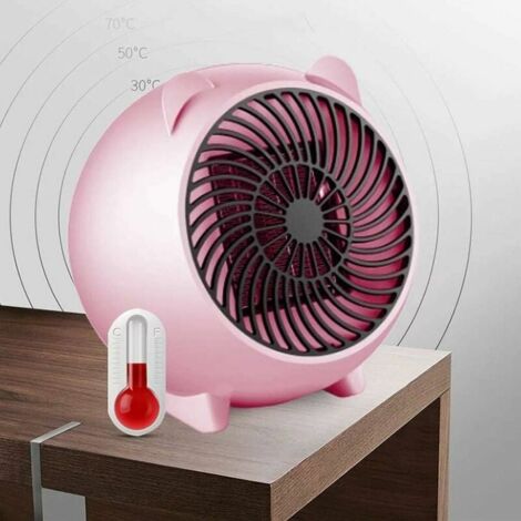 Ventilateur Chauffant en Céramique 500W, Chauffage Électrique