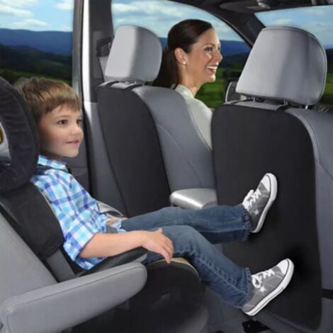 Protecteur de siège arrière de voiture pour enfants Tissu oxford  imperméable Protecteur de siège de voiture, protecteur de dossier de siège,  tapis de