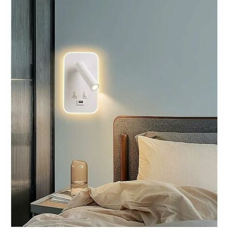 Interrupteur avec Prise USB pour Lampe de Chevet – Lumière Douillette