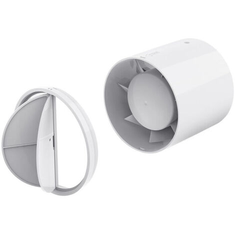Ventilateur En Ligne 100mm (4") - Débit 85 CFM, Moteur Cuivre - Pour Salle De Bain, Cave, Tente De Culture