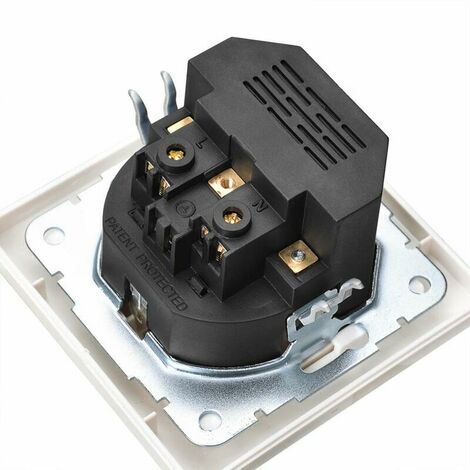 Prise de courant USB encastrable avec prise USB (max. System 55 Prise murale à contact de protection pour smartphone MP3 Blanc brillant 2,1 A