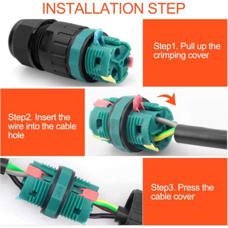 BEBUSINGOTO Connecteur Câble Boîte Jonction étanche