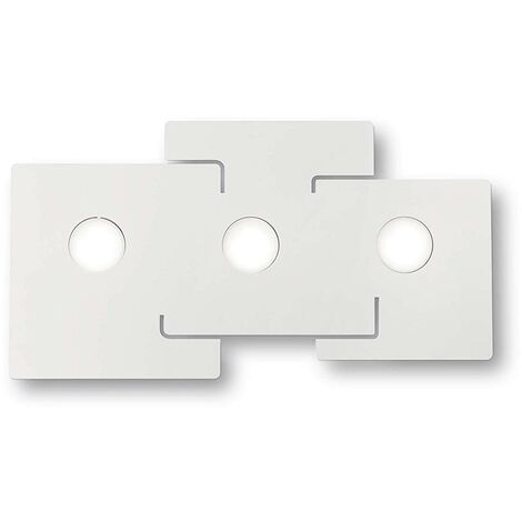 Ideal Lux Totem - Plafonnier 3 Lumières Blanc (1/2)
