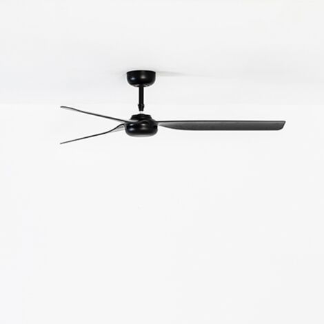 Ventilateur de plafond sans lumière noir PUNT 33815