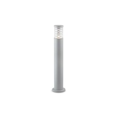 Ideal Lux Tronco - Borne haute d'extérieur 1 lumière grise IP44, E27