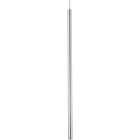 Ideal Lux Ultrathin - Luminaire suspendu mince à 1 ampoule DEL, chrome