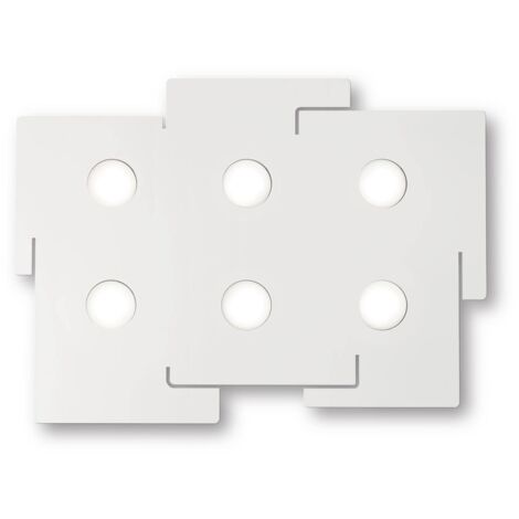 Ideal Lux Totem - Plafonnier à 6 ampoules, blanc (1/2)