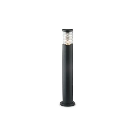 Ideal Lux Tronco - Borne haute d'extérieur à 1 ampoule noire IP44, E27