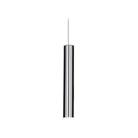 Ideal Lux Look - Luminaire suspendu mince à 1 lumière, chrome, GU10