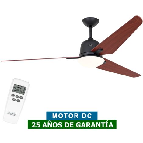 Ventilateur de plafond avec éclairage CasaFan 516096 ECO AVIATOS 162 cerisier/gris basalte BG-KI (1/8)