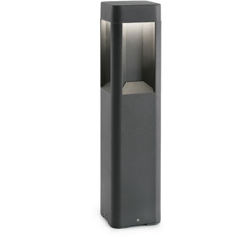 Faro Barcelona – Potelet d'extérieur NAYA 500 – Aluminium et polycarbonate – Hauteur 50 cm, Longueur 12 cm, Largeur 12 cm – Indice de protection IP54