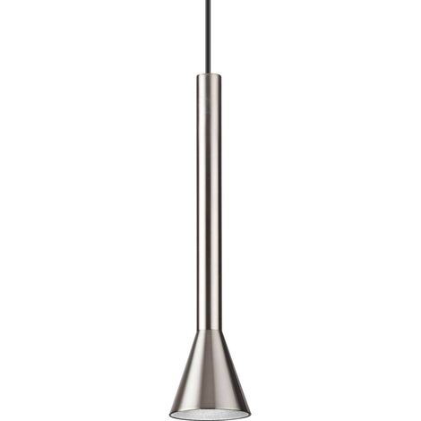 Ideal Lux DIESIS Plafonnier Led Slim Dome Suspension Nickel 3000K (1/4)