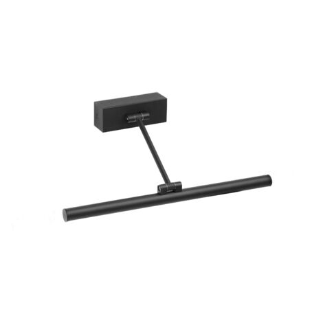 Faro Barcelona – Applique murale LED orientable noire 6W 3000K – Flux lumineux 380Lm – Acier minimaliste pour tableaux