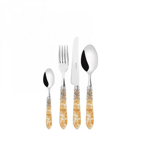 Ensemble de 24 pièces dans la box Gallery Paragliuzze Gold Transparent Melodia ghiera cromata Bugatti