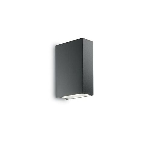 Ideal Lux Tetris-2 - Applique Murale Extérieure Up Down à 2 Lumières Anthracite IP44, G9 (1/2)
