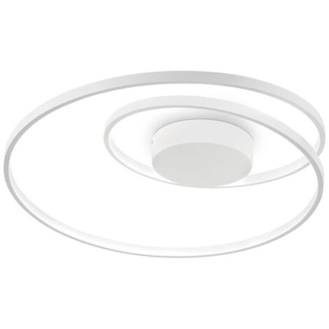 Lumière semi-affleurante LED décorative Swirl intégrée Blanc, 3000K (1/2)