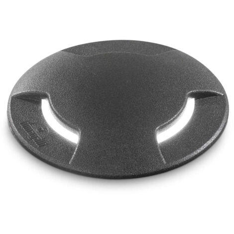 Ideal Lux Cecilia - Grande lumière encastrée extérieure à 1 ampoule LED noire IP67 (1/3)