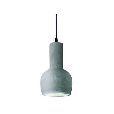 Ideal Lux Oil - Suspension à 1 lumière, gris ciment, E27 (1/2)