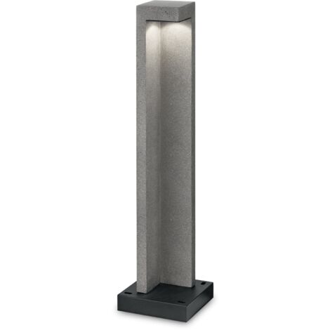 Ideal Lux TITANO - Borne d'extérieur LED intégrée 1 granit léger 3000K IP55 (1/2)