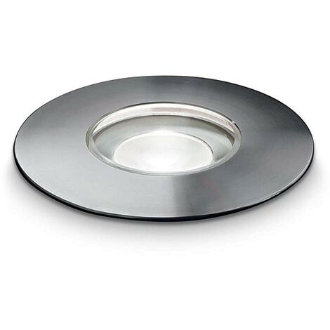 Ideal Lux Rocket - Projecteur encastré extérieur à 1 lumière LED en acier (1/2)