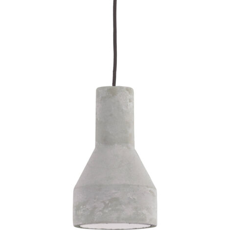 Ideal Lux Oil - Suspension à 1 lumière, gris ciment, E27 (1/3)