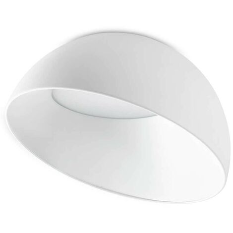 Ideal Lux COROLLA II Plafonnier Semi-Encastré Bol LED Intégré Blanc 2800Lm 3000K (1/2)