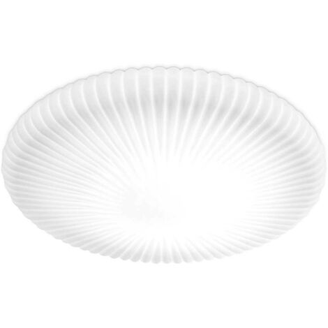 Ideal Lux ATRIUM Plafonnier encastré en verre à motifs LED intégré blanc 3600Lm 3000K (1/2)