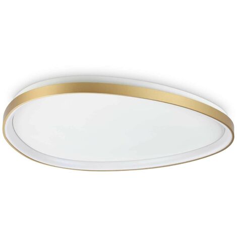Ideal Lux GEMINI Semi-Encastré LED Intégré ON-OFF 81cm Laiton 5400Lm 3000K (1/2)